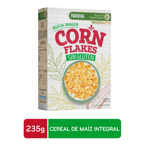 CORN FLAKES Sin Gluten Cereal Caja 235g