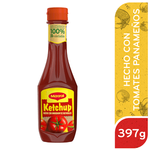 MAGGI Salsa de Tomate Ketchup Botella 397g