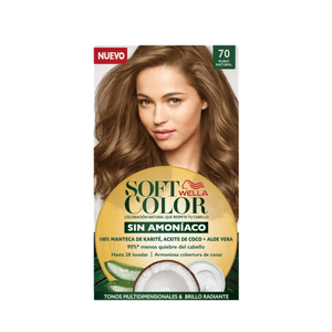 Kit Tinte Para El Cabello Soft Color Wella Rubio Natural 70