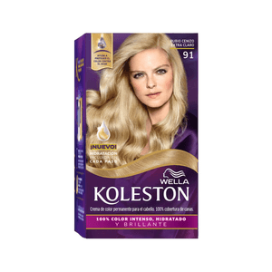 Kit Tinte Para El Cabello Koleston Wella Rubio Cenizo 91