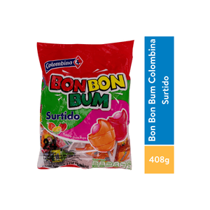 Pastilla Colombina Bon Bon Bum Surtido 408 GR