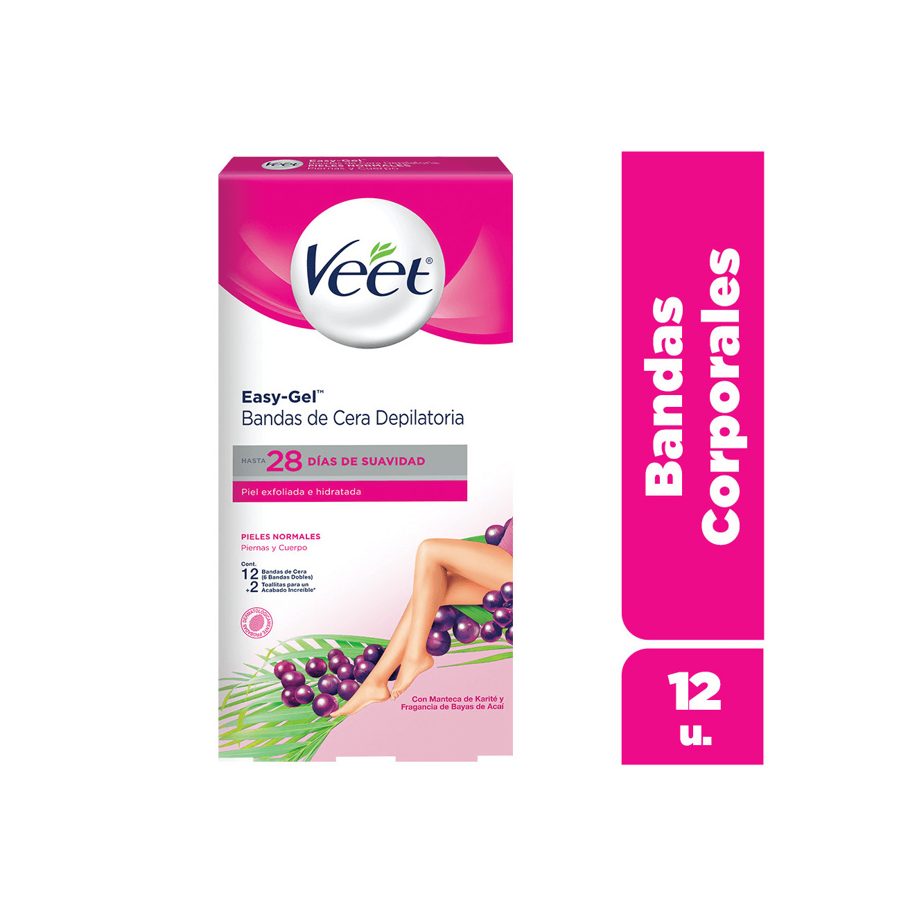 Bandas De Cera Depilatoria Veet Cera Fría Bandas Depilatorias