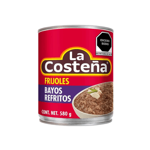 Frijoles En Lata Lacostena Bayos Refritos 580 GR