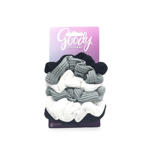 Waffle Scrunchies Goody 6 Piezas