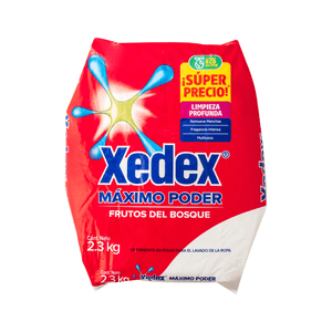 Detergente En Polvo Xedex Frutos Del Bosque 2300 G