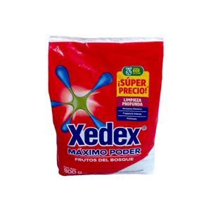 Detergente En Polvo Xedex Frutos Del Bosque 800 G