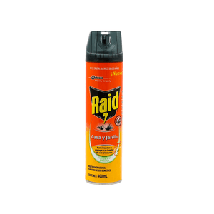 Insecticida Raid Casa Y Jardin Naranja 400 ML