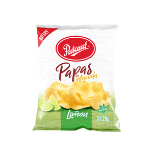 Papas Artesanales Pascual Sabor Limon 28 G