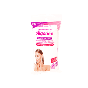 Pads Aquavera De Algodon 150 UN