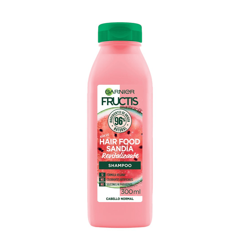 Shampoo-Fructis-Hair-Food-Garnier-Sandia-300-ML-7509552849509