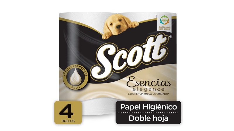 Scottex Original Papel higiénico 4 unidades, Envío 48/72 horas