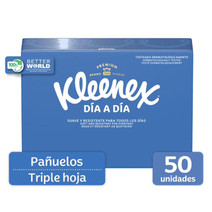 Pañuelos Faciales Kleenex 50U