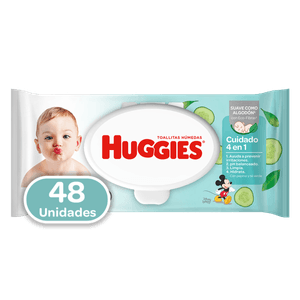 Toallas Húmedas Huggies One & Done 48U