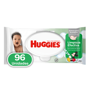 Toallas Húmedas Huggies Limpieza Efectiva 96U