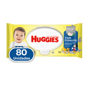 Toallas Húmedas Huggies Limpieza Cotidiana 80U