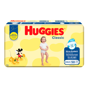 Pañales Desechables Huggies 50 Und Classic Jumbo Talla Xxg