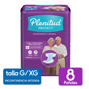 Pañales para Adulto Plenitud Protect G/XG 8U