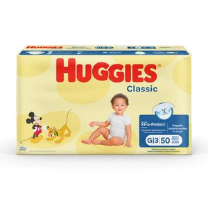 Pañales Desechables Huggies 50 Und Classic Jumbo Talla G