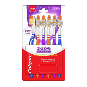 Cepillo Zigzag Antibacterial Colgate 6 Pack