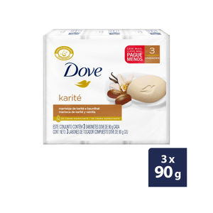 Jabon De Barra Dove Pro Karite 3 Pack 90 G