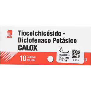 Tiocolchicosido 4 Mg Diclofenaco Potas X Un