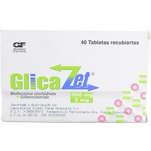 Global F Glicazet 500/5 Mg X Un