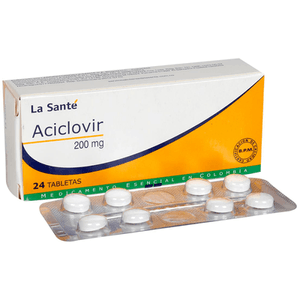 Aciclovir 200 Mg Un