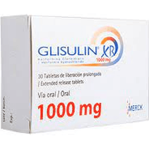 Merck Glisulin Xr 1000 Mg X Un