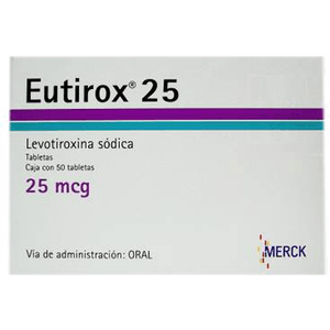 Merck Eutirox 25 Mcg X Un