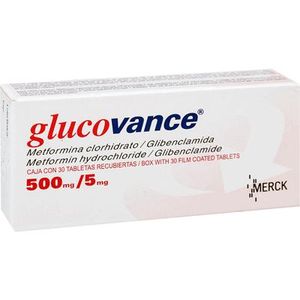 Merck Glucovance 500Mg /5Mg X Un