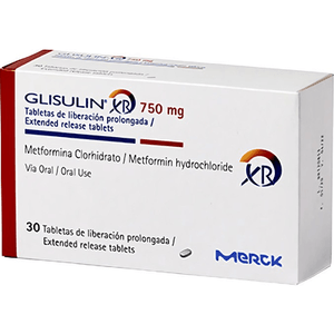 Merck Glisulin Xr 750 Mg X Un