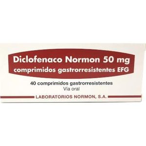 Diclofenaco 50 Mg X Un