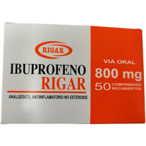 Ibuprofeno 800 Mg X 50 Comprimidos Recub