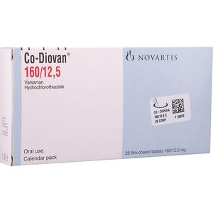 Novartis Co Diovan 160/12.5 Mg X Un