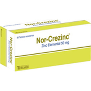 Teramed Nor/Crezinc 50 Mg X Un