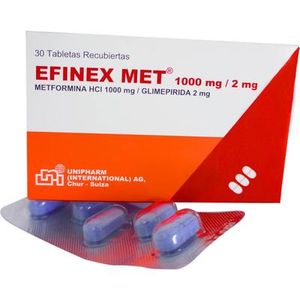 Efinex Unipharm Met 1000/2Mg X Un