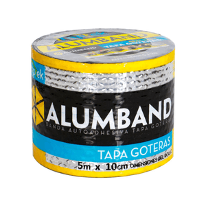 Tapa Goteras Alumband 5Mx10Cm