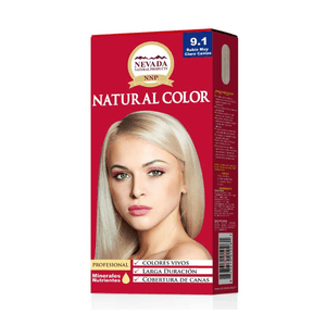 Tinte Para El Cabello Nevada 9-1 Rubio Muy Claro Cenizo