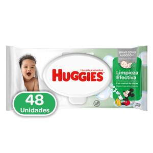 Toallas Húmedas Huggies Limpieza Efectiva 48U