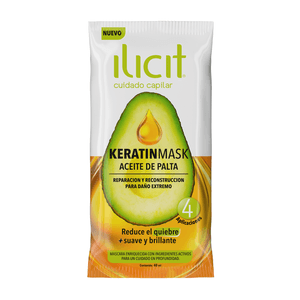 Crema De Tratamiento Capilar Ilicit Keratinmask Aceite De Palta