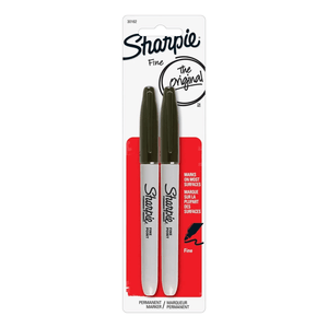 Sharpie Punta Fina Sharpie Black Carded 2 UN