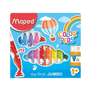 Marcadores Maped Jumbo 12 UN