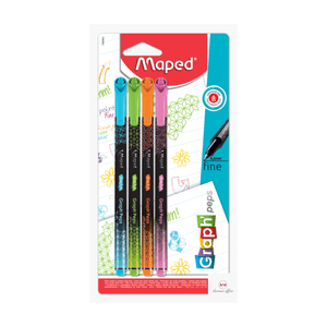 Fineliner Decorativos Fancy Maped 4 Und