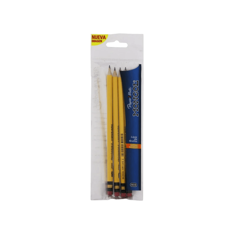 Lapiz-Mongol-Triangular-Papermate-Kilomet-Blis-4-Und-7452023807907