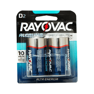 Bateria Alcalina Rayovac Blist 2 D-2