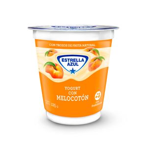 Yogurt Estrella Azul 125gr 118 Ml Melocotón