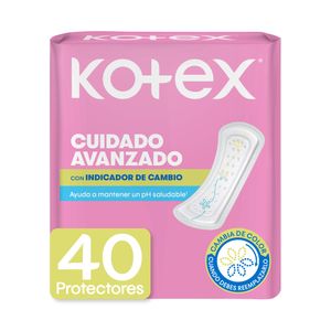 Protectores Diarios Kotex con Indicador de PH 40U