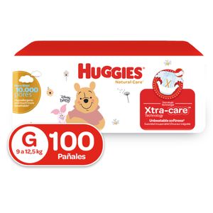 Pañales Huggies Natural Care Etapa 3/G 100U