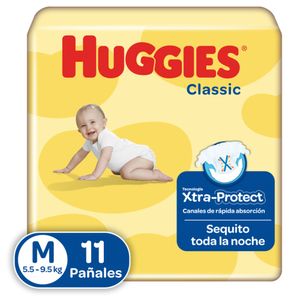 Pañales Huggies Classic Regular Etapa 2/M 11U