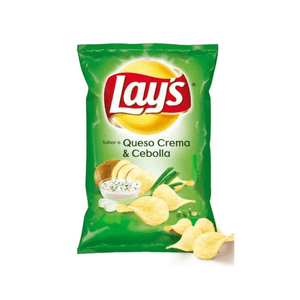 Papas Lays Sabor A Queso Crema Y Cebolla 105 G